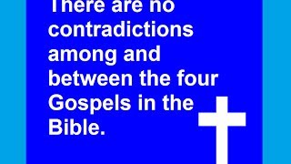 No contradictions in the Gospels Women and Angels at Tomb Jesus Birth Location Resurrection Time [upl. by Ardnasac]