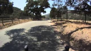 Bicycle ride on Tepusquet Road near Santa Maria California [upl. by Elesig781]