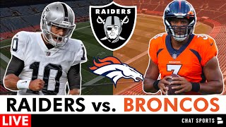 Raiders vs Broncos Live Streaming Scoreboard Free PlayByPlay Highlights Boxscore  NFL Week 1 [upl. by Ylrebme]