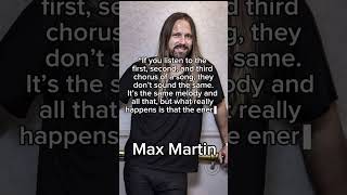 Max Martin Quote [upl. by Kancler]