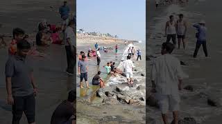 Digha sea beach water waves 🌊⛱️  beautiful weather 🌞🌤️🌈  shortvideo dighaseabeach viralshorts [upl. by Yarvis]