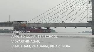 Dumri Usraha Bridge on Kosi river NH107 BELDAUR KHAGARIA Bihar India [upl. by Hyams182]