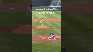 Kumar Rocker’s MLB debut vs Mariners at TMobile Park 09122024 [upl. by Aiuoqes]