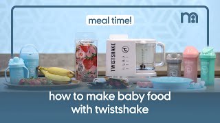 How to Make Baby Food with Twistshake  6 in 1 Food Processor [upl. by Lorrimor]