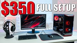 350 FULL PC Gaming Setup and How To Upgrade It Over Time [upl. by Pember]