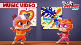 SuperKitties quotI Heart Artquot Song  disneyjr [upl. by Villada]