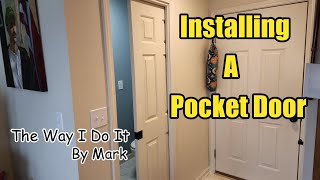 Pocket Door Install [upl. by Yeliak]