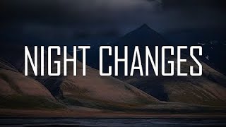 One Direction  Night Changes Lyric Video  Justin Bieber Christina Perri [upl. by Yesima]