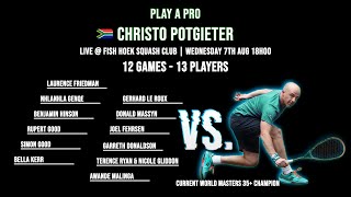 Christo Potgieter  FHSC  Watch the Action Live  Wednesday 7th August  18h00 [upl. by Lambard]