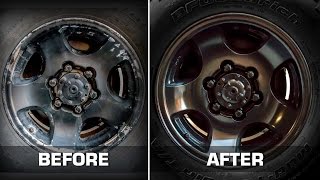 Rattle Can Wheel Painting  10 minute job [upl. by Alcus]