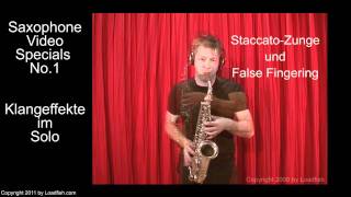 Tonwerk Seminare Special Saxophone VideoSpecials No1  Klangeffekte im Sax Solo [upl. by Lletnom704]