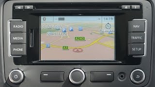 VW RNS315 Navigation System [upl. by Enelehs87]