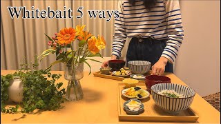 tips of how to use SHIRASU whitebait 5 ways  easy home cooking [upl. by Longley]