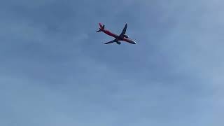 Jetstar Airbus A321 NEO taking off at Adelaide [upl. by Montague]