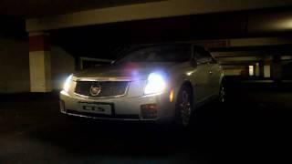 Cadillac CTS  12000K HID Strobes [upl. by Yblocaj]