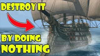 Assassins Creed 4 How to defeat El Impoluto Legendary Ship easy and fast GLITCH [upl. by Annaeiluj]