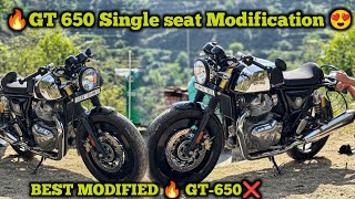 Modified Gt650 single seat With cowl Modifications gt650modification gt650 [upl. by Nlyak412]