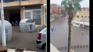 Inundaciones Bolnuevo Mazarrón Murcia 31124 [upl. by Lerraj212]