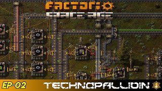 EP02  Factorio SpaceAge  Some Early Automation  Lets Play [upl. by Ettinger]