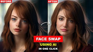 How To Swap Face With One Click For Free  How To Swap Face Using AI [upl. by Izabel618]