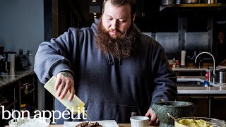 Action Bronson Teaches a Vogue Editor How to Cook [upl. by Ahsyak336]