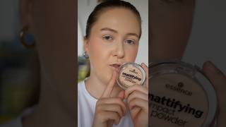 Essence Mattifying Compact Powder Pt1🧡IGlizpoenig makeup makeupshorts review drugstore fyp [upl. by Eanram]