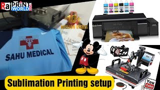 Sublimation Printing Setup  Tshirt Printing setup  who to purchase materials [upl. by Ylra]