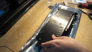 EVGA GTX 470 Backplate Install [upl. by Diarmuid]