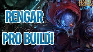 MELHOR BUILD PARA SUBIR AO CHALLENGER DE RENGAR  WILD RIFT [upl. by Auqemahs881]