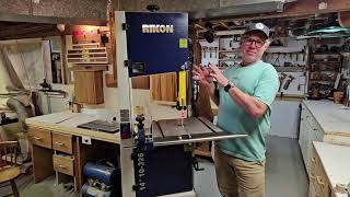 Rikon 14 Inch Bandsaw Review [upl. by Celeski226]