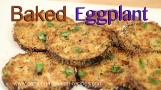 How To Make Baked Eggplant Taste Like Fried  Rockin Robin Cooks [upl. by Bobina289]