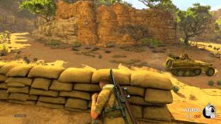 Sniper Elite 3  Mission 6 Kassarine Pass  Authentic Difficulty Solo Walkthrough [upl. by Uah491]