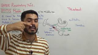 L11 Otitis media Causes symptoms and treatment in Urdu Hindi by Dr A Hadi [upl. by Fayina706]