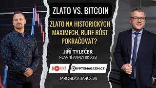 🔴Zlato na historických maximech bude růst pokračovat  Fed a snižování sazeb  Host Jiří Tyleček [upl. by Aihsirt899]