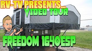 2020 Rockwood Freedom 1640ESP review amp walk through video with Tyler of Rangeland RV [upl. by Nauaj50]