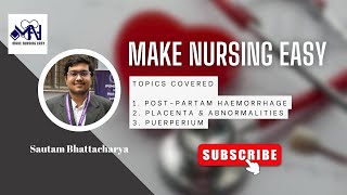 Make Nursing Easy Class 2  Postpartum Hemorrhage Placenta amp Abnormalities Puerperium  Bengali [upl. by Will450]