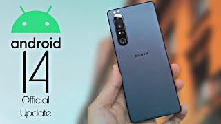 Sony Xperia 1 III Android 14 Update [upl. by Aneeles402]