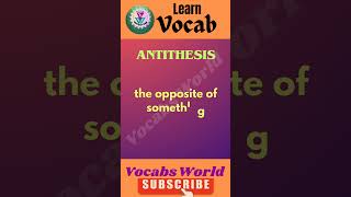 Antithesis meaning in hindi antithesis  the hindu vocab  english ssc vocabulary cgl2024 [upl. by Lyndsey]