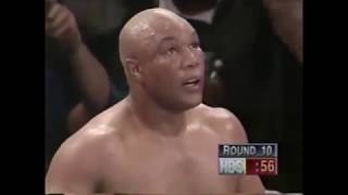 George Foreman Vs Michael Moorer Highlights  a feat this unexpected knockout [upl. by Blum]