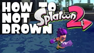 HOW TO STAY ALIVE FALLING INTO THE WATER  SPLATOON 2 [upl. by Abshier902]