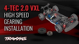 70mph High Speed Gearing Installation  Traxxas 4Tec 20 VXL [upl. by Maretz]