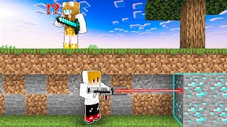 LASER MINING Speedrunner VS Hunter in Minecraft  Tagalog [upl. by Sharp543]