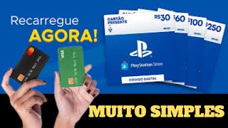 COMO ADICIONAR FUNDOS DINHEIRO NA SUA PSN USANDO O CARTAO DE CREDITO [upl. by Armalda]