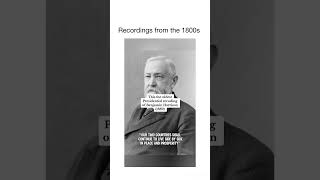 Recordings From The 1800strendingfactsshortshistoryviralhistoricalmovieinnovationreelsfilm [upl. by Zullo]