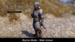 Skyrim Mods  Male Armor Mods [upl. by Eteragram181]