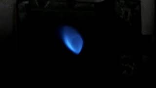 Dayton gas furnace pilot light flame burning [upl. by Esinal]