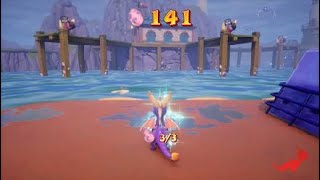 Spyro Reignited Trilogy Harbor Speedway Hunters Pursuit [upl. by Peacock]