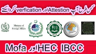 How to Verification and Attestation Process From Board to IBCC HEC and MOFA [upl. by Anirdnajela]