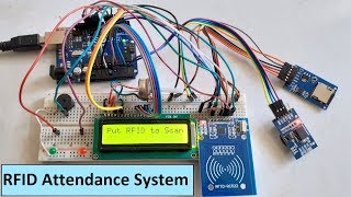 RFID RC522 Based Attendance System Using Arduino with Data Logger [upl. by Steere]