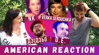 DZIDZIO VERKA SERDUCHKA NK OKEAN ELZY — РЕАКЦІЯ АМЕРИКАНЦЯ Ukrainian Music Reaction [upl. by Nazarius]